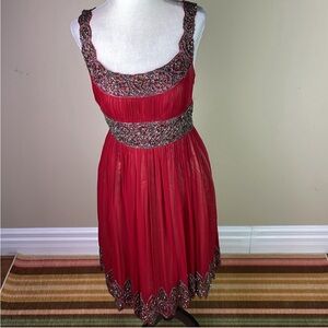 Adrianna Papell silk dress size 6